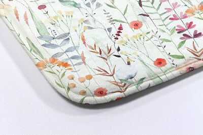 Tappeto per bagno Piante pattern fiori