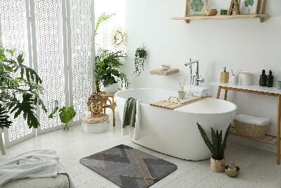 Tappeto bagno moderno Modelli geometrici