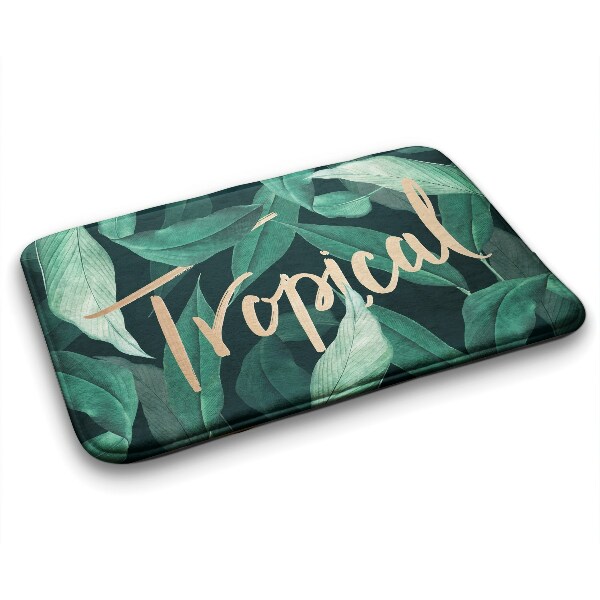 Tappeti da bagno Foglie tropicali