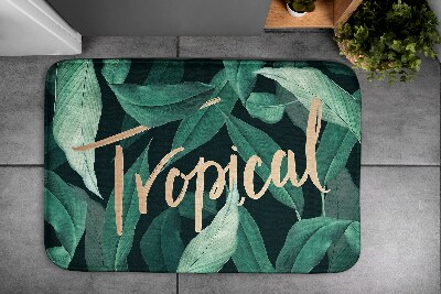 Tappeti da bagno Foglie tropicali