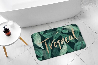 Tappeti da bagno Foglie tropicali