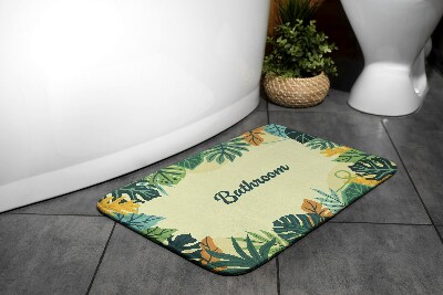 Tappeti da bagno Foglie tropicali