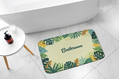 Tappeti da bagno Foglie tropicali