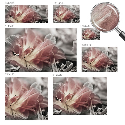 Fotomurale effetto 3D Fiore pastello