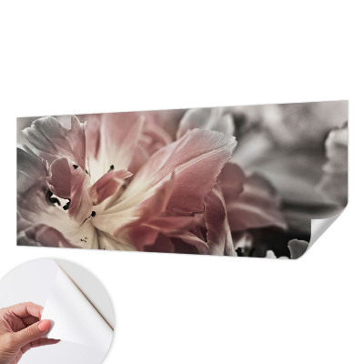 Fotomurale effetto 3D Fiore pastello