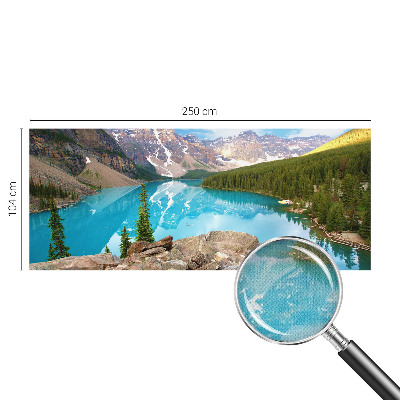 Carta da parati cameretta Lago Blu