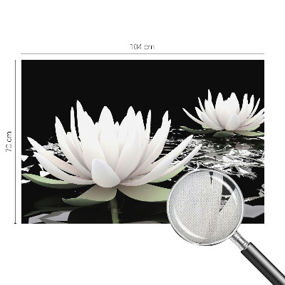 Fotomurale per bambini Fiori d'acqua