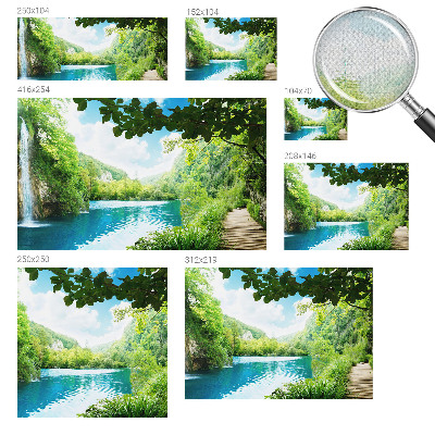 Fotomurale 3D Oasi naturale