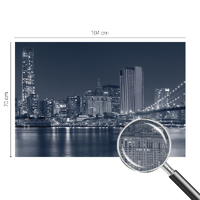 Carta da parati per cameretta città notturna