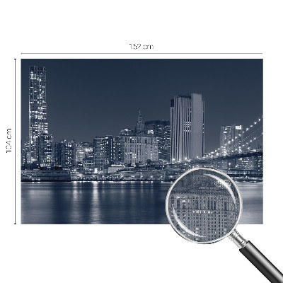 Carta da parati per cameretta città notturna