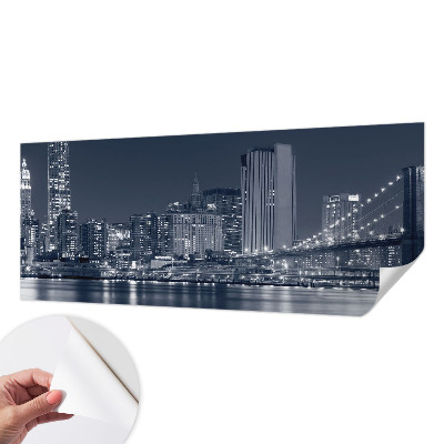 Carta da parati per cameretta città notturna