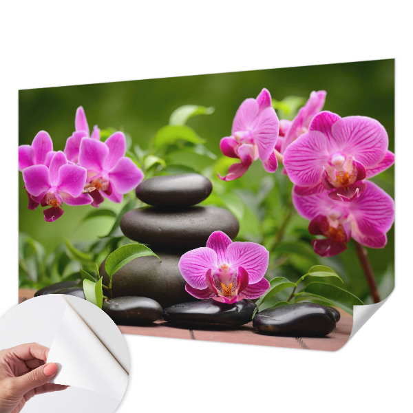 Fotomurale per bambini Pietre di orchidea