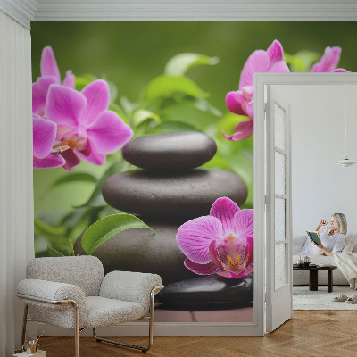 Fotomurale per bambini Pietre di orchidea