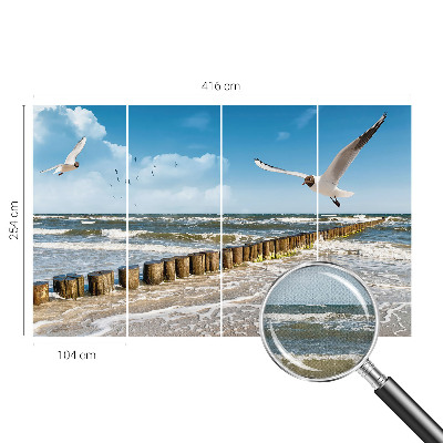 Carta da parati adesiva Paesaggio costiero