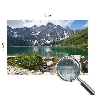 Carta da parati 3D lago di montagna