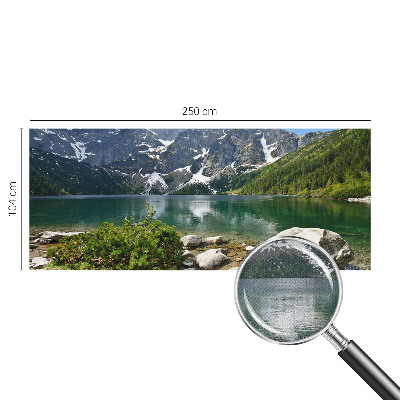 Carta da parati 3D lago di montagna