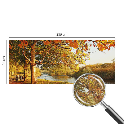 Carta da parati panoramica effetto 3D Autunno costiero