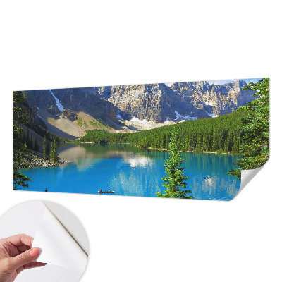 Carta da parati cameretta lago di montagna