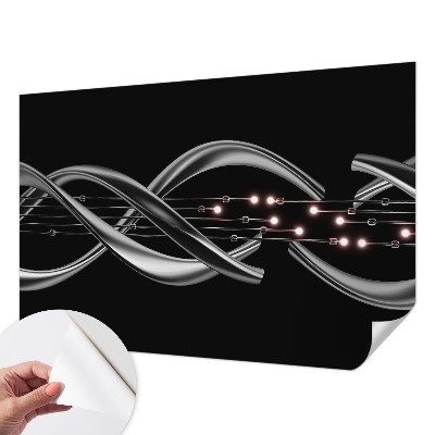 Carta da parati effetto profondità Motivo intrecciato