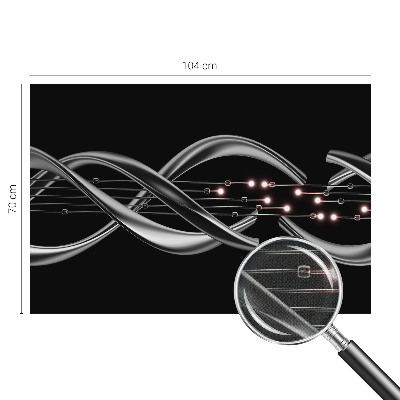 Carta da parati effetto profondità Motivo intrecciato