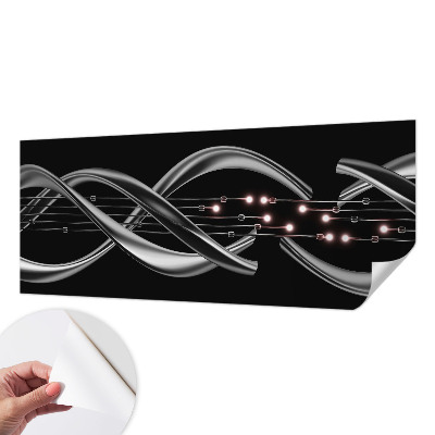 Carta da parati effetto profondità Motivo intrecciato