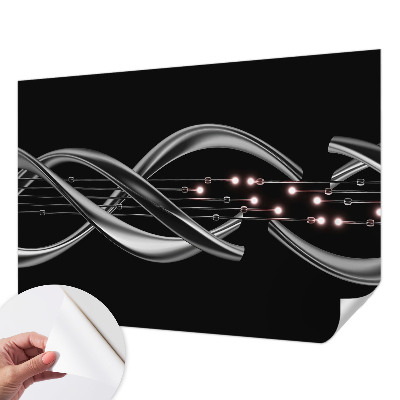 Carta da parati effetto profondità Motivo intrecciato