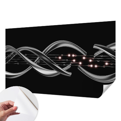 Carta da parati effetto profondità Motivo intrecciato