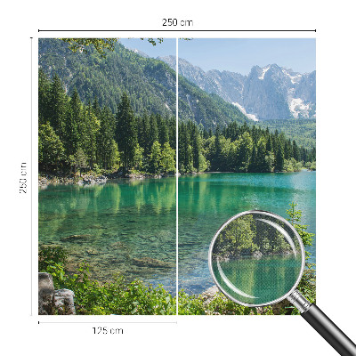 Fotomurale adesivo Lago verde