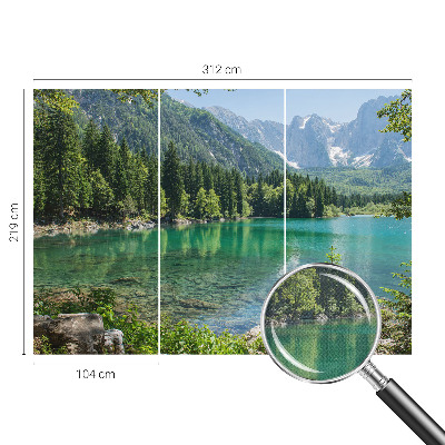 Fotomurale adesivo Lago verde