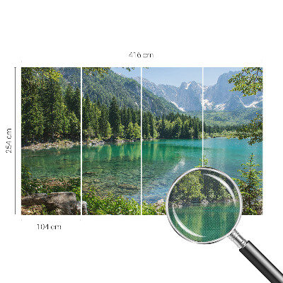 Fotomurale adesivo Lago verde