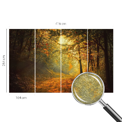 Carta da parati 3D Paesaggio autunnale