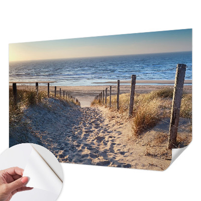 Fotomurale 3D Sentiero della spiaggia