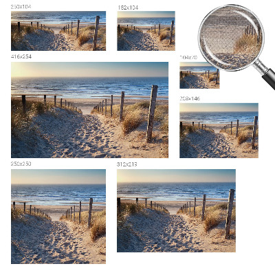 Fotomurale 3D Sentiero della spiaggia