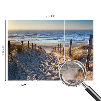 Fotomurale 3D Sentiero della spiaggia