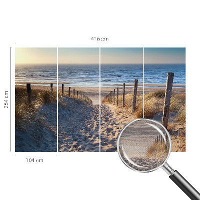 Fotomurale 3D Sentiero della spiaggia
