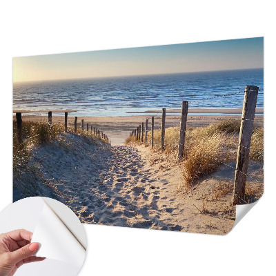 Fotomurale 3D Sentiero della spiaggia