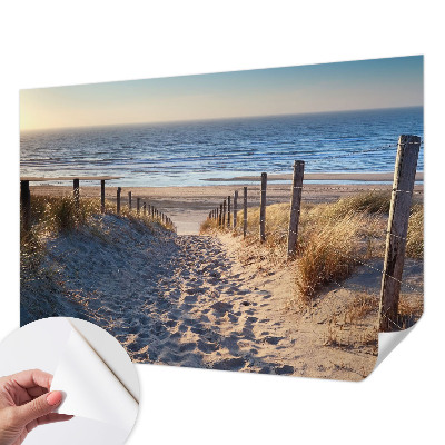 Fotomurale 3D Sentiero della spiaggia