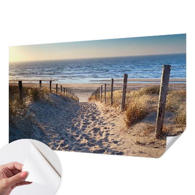 Fotomurale 3D Sentiero della spiaggia