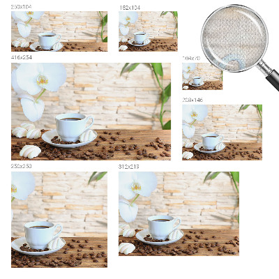 Fotomurale effetto 3D Relax floreale