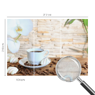 Fotomurale effetto 3D Relax floreale