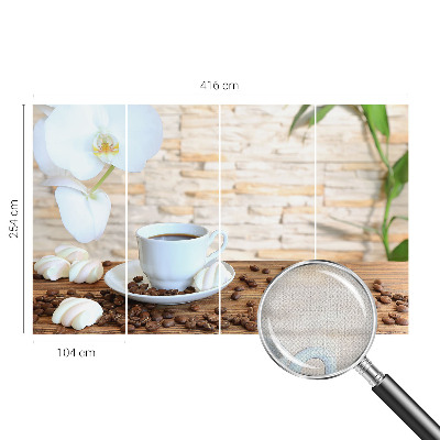 Fotomurale effetto 3D Relax floreale