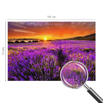 Carta da parati per cameretta Tramonto alla lavanda