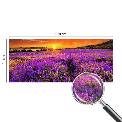 Carta da parati per cameretta Tramonto alla lavanda