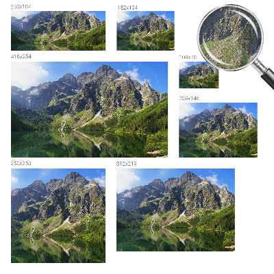 Fotomurale per cameretta Montagne pittoresche