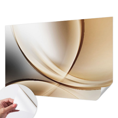 Carta da parati per cameretta Linee arrotondate