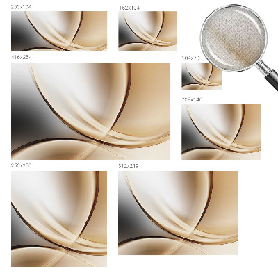 Carta da parati per cameretta Linee arrotondate