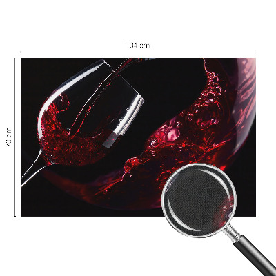 Carta da parati effetto profondità Vino rosso