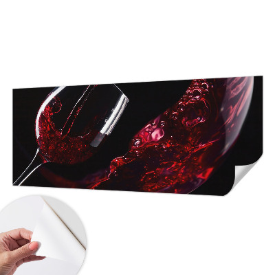 Carta da parati effetto profondità Vino rosso