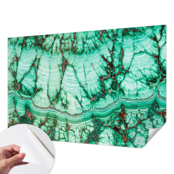 Fotomurale effetto 3D motivi verdi