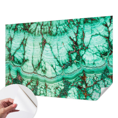 Fotomurale effetto 3D motivi verdi